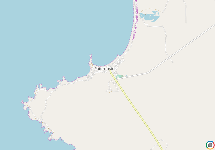 Map location of Paternoster